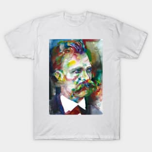 FRIEDRICH NIETSCHE watercolor portrait.2 T-Shirt